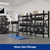 imageFLEXIMOUNTS 10000LBS Garage Shelving 4Tier Heavy Duty Shelving Unit With 4 Hooks 236quotD x 496quotW x 71quotH Industrial Shelving Adjustable Storage Shelves for Garage Basement Warehouse Workshop3