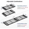 imageFLEXIMOUNTS 2 Pack 2x4ft Garage Storage 24x48 inch Bike Wall Shelving Rack 440lbs Total Weight Capacity BlackBlack
