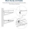 imageFLEXIMOUNTS 2Pack 1x4ft 12inchby48inch Wall Shelf Garage Storage Rack Wall Mounted Floating Shelves BlackBlack
