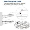 imageFLEXIMOUNTS 2Pack 1x4ft 12inchby48inch Wall Shelf Garage Storage Rack Wall Mounted Floating Shelves BlackBlack