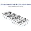 imageFLEXIMOUNTS 2Pack 2x4ft 24inchby48inch Wall Shelf Garage Storage Rack Wall Mounted Floating Shelves BlackBlack