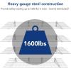 imageFLEXIMOUNTS 2Pack 2x4ft 24inchby48inch Wall Shelf Garage Storage Rack Wall Mounted Floating Shelves BlackWhite