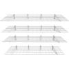imageFLEXIMOUNTS 2Pack 2x4ft 24inchby48inch Wall Shelf Garage Storage Rack Wall Mounted Floating Shelves BlackWhite
