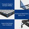 imageFLEXIMOUNTS 2Pack 2x4ft Garage Wall Shelving  Heavy Duty Garage Storage Rack 440 lbs Load Capacity with Brace Guardrail Organization System for Tools Heavy Bins Sports Equipment Utility Room2X4ft2pcs with 4 hooks