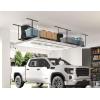 imageFLEXIMOUNTS 4x6 Overhead Garage Storage Adjustable Ceiling Rack 72quot Length x 48quot Width x 40quot Height 450lbs Weight Capacity WhiteBlack
