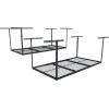 imageFLEXIMOUNTS 4x6 Overhead Garage Storage Adjustable Ceiling Rack 72quot Length x 48quot Width x 40quot Height 450lbs Weight Capacity WhiteBlack
