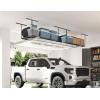 imageFLEXIMOUNTS 4x6 Overhead Garage Storage Adjustable Ceiling Rack 72quot Length x 48quot Width x 40quot Height 450lbs Weight Capacity WhiteBlack