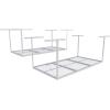 imageFLEXIMOUNTS 4x6 Overhead Garage Storage Adjustable Ceiling Rack 72quot Length x 48quot Width x 40quot Height 450lbs Weight Capacity WhiteWhite