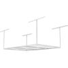 imageFLEXIMOUNTS 4x6 Overhead Garage Storage Adjustable Ceiling Rack 72quot Length x 48quot Width x 40quot Height 450lbs Weight Capacity WhiteWhite