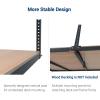 imageFLEXIMOUNTS 4x8 Overhead Garage Storage Rack without Decking Storage Organization System Heavy Duty Metal Garage Ceiling Racks 600lbs Weight Capacity BlackBlack