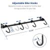 imageFLEXIMOUNTS 6 Bike Storage Rack Heavy Duty Wall Mount Hanger for Home ampamp Garage Holds Up to 300lbs4 Bikes