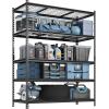 imageFLEXIMOUNTS Garage Shelving Heavy Duty Shelving 2000 lbs 5Tier Garage Storage ShelvesIndustrial Shelves for Heavy Tools and Equipment 48quot W x 24quot D x 72quot H1