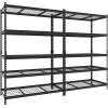 imageFLEXIMOUNTS Garage Shelving Heavy Duty Shelving 2000 lbs 5Tier Garage Storage ShelvesIndustrial Shelves for Heavy Tools and Equipment 48quot W x 24quot D x 72quot H2