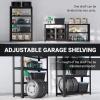 imageFLEXIMOUNTS Garage Shelving Heavy Duty Shelving 2000 lbs 5Tier Garage Storage ShelvesIndustrial Shelves for Heavy Tools and Equipment 48quot W x 24quot D x 72quot H2