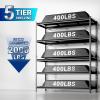 imageFLEXIMOUNTS Garage Shelving Heavy Duty Shelving 2000 lbs 5Tier Garage Storage ShelvesIndustrial Shelves for Heavy Tools and Equipment 48quot W x 24quot D x 72quot H1