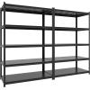 imageFLEXIMOUNTS Garage Shelving Heavy Duty Shelving 2000 lbs 5Tier Garage Storage ShelvesIndustrial Shelves for Heavy Tools and Equipment 48quot W x 24quot D x 72quot H2