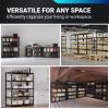 imageFLEXIMOUNTS Garage Shelving Heavy Duty Shelving 2000 lbs 5Tier Garage Storage ShelvesIndustrial Shelves for Heavy Tools and Equipment 48quot W x 24quot D x 72quot H2