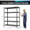 imageFLEXIMOUNTS Garage Shelving Storage Racks and Shelving Basement Storage Shelves Garage Storage Shelves 5Tier Metal Shelf 48quot W x 24quot D x 72quot H
