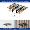 imageFLEXIMOUNTS Garage Wall Shelving 2Pack 1x3 ft Includes 8 Bike Hooks Wall Shelf Garage Organization System wBike Hangers Storage Rack Floating Shelves 300 lbs Weight CapacityBlack