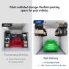 imageFLEXIMOUNTS Garage Wall Shelving 2Pack 1x3 ft Includes 8 Bike Hooks Wall Shelf Garage Organization System wBike Hangers Storage Rack Floating Shelves 300 lbs Weight CapacityBlack