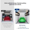 imageFLEXIMOUNTS Garage Wall Shelving 2Pack 1x3 ft Includes 8 Bike Hooks Wall Shelf Garage Organization System wBike Hangers Storage Rack Floating Shelves 300 lbs Weight CapacityBlack