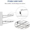 imageFLEXIMOUNTS Garage Wall Shelving 2Pack 1x3 ft Includes 8 Bike Hooks Wall Shelf Garage Organization System wBike Hangers Storage Rack Floating Shelves 300 lbs Weight CapacityBlack