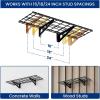 imageFLEXIMOUNTS Garage Wall Shelving 2Pack 1x3 ft Includes 8 Bike Hooks Wall Shelf Garage Organization System wBike Hangers Storage Rack Floating Shelves 300 lbs Weight CapacityBlack