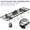 imageFLEXIMOUNTS Garage Wall Shelving 2Pack 1x3 ft Includes 8 Bike Hooks Wall Shelf Garage Organization System wBike Hangers Storage Rack Floating Shelves 300 lbs Weight CapacityBlack