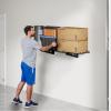 imageFLEXIMOUNTS Garage Wall Shelving 2Pack 1x3 ft Includes 8 Bike Hooks Wall Shelf Garage Organization System wBike Hangers Storage Rack Floating Shelves 300 lbs Weight CapacityBlack