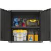 imageFLEXIMOUNTS Metal WallMounted Tool Storage Cabinet with Locking Door Shelf and Drawer  Ideal for Garage Storage Warehouse and Office Use BlackBlack