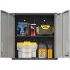 imageFLEXIMOUNTS Metal WallMounted Tool Storage Cabinet with Locking Door Shelf and Drawer  Ideal for Garage Storage Warehouse and Office Use BlackGrey