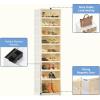 imageFLEXIMOUNTS Shoe Rack Organizer Storage Box 9 Tiers18 Pairs Portable Folding Shoe Rack for Closet Entryway Collapsible Shoe Cabinet with Magnetic Clear Door for Front Door Entrance9 Tiers 18 Pairsmore boots