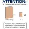 imageLEXIMOUNTS 2Pack 2x4ft Garage Shelving with Hooks 24inchby48inch Wall Shelf Garage Storage Racks Floating Shelves WhiteWhite