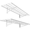 imageFLEXIMOUNTS 2Pack 1x4ft 12inchby48inch Wall Shelf Garage Storage Rack Wall Mounted Floating Shelves BlackWhite