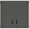 imageFLEXIMOUNTS Metal WallMounted Tool Storage Cabinet with Locking Door Shelf and Drawer  Ideal for Garage Storage Warehouse and Office Use BlackBlack