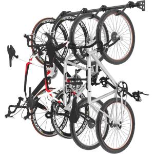imageFLEXIMOUNTS 6 Bike Storage Rack Heavy Duty Wall Mount Hanger for Home ampamp Garage Holds Up to 300lbs4 Bikes