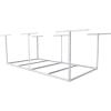 imageFLEXIMOUNTS 4x8 Overhead Garage Storage Rack without Decking Storage Organization System Heavy Duty Metal Garage Ceiling Racks 600lbs Weight Capacity BlackWhite