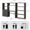 imageFLEXIMOUNTS Garage Storage Cabinet System 3in1 Modular Metal Tool Cabinet wWorkbench and Metal Board Shelf Includes Pegboard 24Gauge Steel 117L w 8 Doors Black FLEXIMOD SeriesBlack
